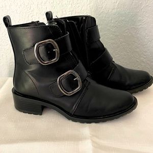 Ann Klein combat boots